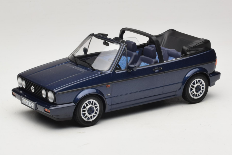 Volkswagen Golf Mk1 Кабриолет Quartett Inca Blue Norev 1:18 188628 Метал