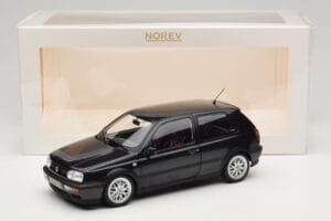 Volkswagen Golf Mk3 GTI Black Metallic Norev 1:18 188415 Метал — снимка 8 от 8