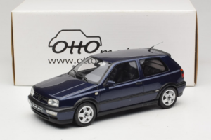 Volkswagen Golf Mk3 VR6 Тъмносин Otto 1:18 OT046 Смола — снимка 6 от 6