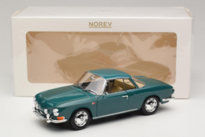 Volkswagen Karmann Ghia 1500 Зелен Norev 1:18 188648 Метал — снимка 2 от 8