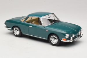 Volkswagen Karmann Ghia 1500 Зелен Norev 1:18 188648 Метал — снимка 6 от 8