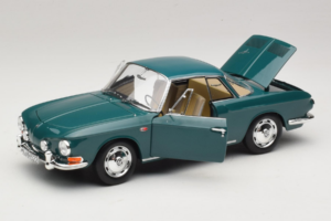 Volkswagen Karmann Ghia 1500 Зелен Norev 1:18 188648 Метал — снимка 8 от 8
