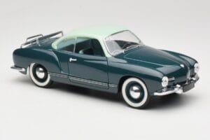 Volkswagen Karmann Ghia Син Solido 1:18 8061 Метал — снимка 6 от 8