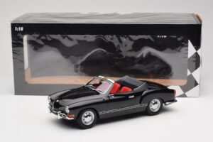 Volkswagen Karmann Ghia Кабриолет Черен Minichamps 1:18 155054031 Метал — снимка 6 от 6