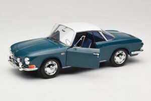 Volkswagen Karmann Ghia Type 34 1500 Sea Blue Norev 1:18 188646 Метал — снимка 2 от 8