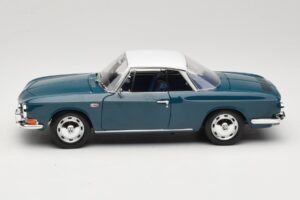 Volkswagen Karmann Ghia Type 34 1500 Sea Blue Norev 1:18 188646 Метал — снимка 4 от 8
