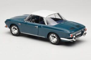 Volkswagen Karmann Ghia Type 34 1500 Sea Blue Norev 1:18 188646 Метал — снимка 7 от 8