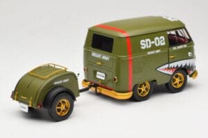 Volkswagen Kool Kombi Army Fighter Green Solido 1:18 S1810901 Метал — снимка 3 от 8