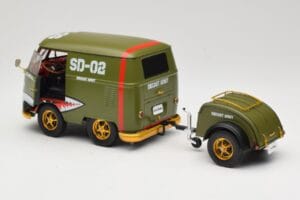 Volkswagen Kool Kombi Army Fighter Green Solido 1:18 S1810901 Метал — снимка 5 от 8