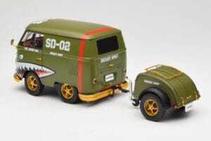 Volkswagen Kool Kombi Army Fighter Green Solido 1:18 S1810901 Метал — снимка 7 от 8