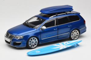 Volkswagen Passat B6 R36 Variant Син NZG 1:18 KF044 Метал
