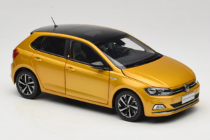 Volkswagen Polo Plus Жълт OEM 1:18 ZVY000009GEL Метал — снимка 6 от 8