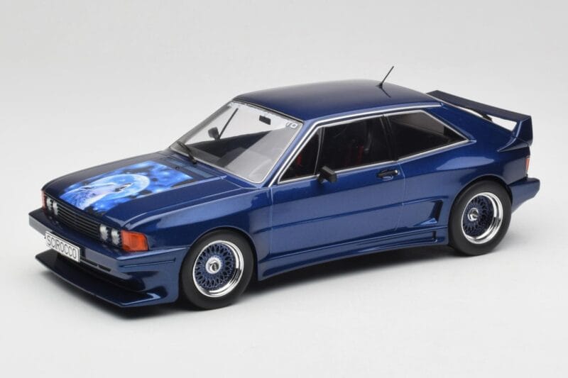 Volkswagen Rieger Scirocco Mk1 GTO Син MCG 1:18 MCG18448 Метал