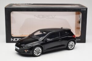 Volkswagen Scirocco Mk3 Черен Norev 1:18 188471 Метал — снимка 8 от 8