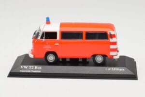 Volkswagen T2 Bus Пожарна Frankfurt Minichamps 1:43 400053091 Метал