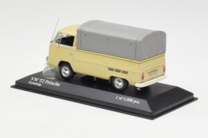Volkswagen T2 Flatbed Бежов Minichamps 1:43 400053204 Метал — снимка 3 от 4