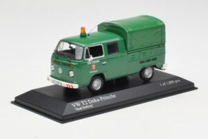 Volkswagen T2b Double Cab Flatbed Stadt Solberg Minichamps 1:43 400053261 Метал — снимка 2 от 4