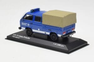Volkswagen T3 Double Cab Flatbed THW Hannover Minichamps 1:43 400055290 Метал — снимка 3 от 4