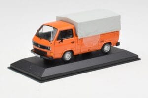 Volkswagen T3 Flatbed Оранжев Minichamps 1:43 400055200 Метал — снимка 2 от 4
