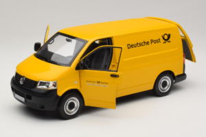 Volkswagen T5 Transporter Deutsche Post Norev 1:18 188617 Метал — снимка 8 от 9