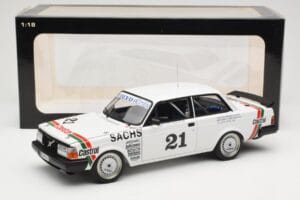Volvo 240 Turbo #21 P. Stureson DTM Winner Wunstorf 1985 AUTOart 1:18 88592 Метал — снимка 8 от 8