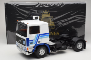 Volvo F12 Син Бял Road Kings 1:18 RK180033 Метал — снимка 8 от 8