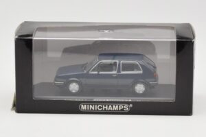 Volkswagen Golf Mk2 Синьо Изложбен Прототип Minichamps 1:43 GOLFHANDMUSTER Метал — снимка 4 от 4
