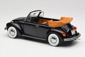 Volkswagen Beetle 1303 Кабриолет Черен Norev 1:18 188533 Метал — снимка 5 от 6