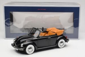 Volkswagen Beetle 1303 Кабриолет Черен Norev 1:18 188533 Метал — снимка 6 от 6