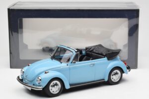 Volkswagen Beetle 1303 Кабриолет Светлосиньо Norev 1:18 188531 Метал — снимка 6 от 6