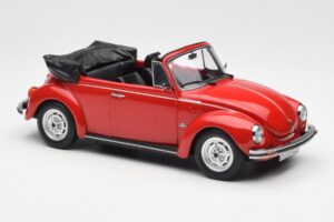Volkswagen Beetle 1303 Кабриолет Червен Norev 1:18 188529 Метал — снимка 4 от 6