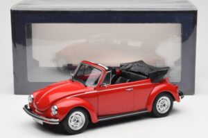 Volkswagen Beetle 1303 Кабриолет Червен Norev 1:18 188529 Метал — снимка 6 от 6