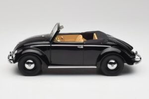 Volkswagen Beetle Type 1 Hebmuller Кабриолет Черен Minichamps 1:18 107054232 Метал — снимка 3 от 6