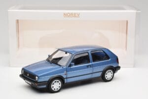 Volkswagen Golf Mk2 10 Million Star Синьо Металик Norev 1:18 188562 Метал — снимка 8 от 8