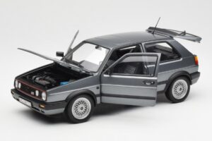 Volkswagen Golf Mk2 GTI Сив Металик Norev 1:18 188442 Метал — снимка 2 от 8