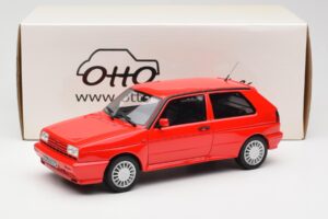 Volkswagen Golf Rallye G60 Mk2 Червен Otto 1:18 OT541 Смола — снимка 6 от 6