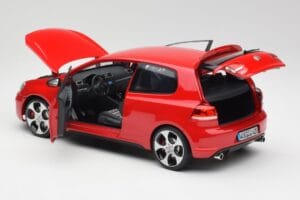 Volkswagen Golf Mk6 GTI Tornado Червен Norev 1:18 5K3099302Y3D Метал — снимка 5 от 8