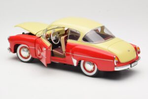 Wartburg 311 Coupe Червен & Бежов Revell 1:18 8418 Метал — снимка 5 от 8
