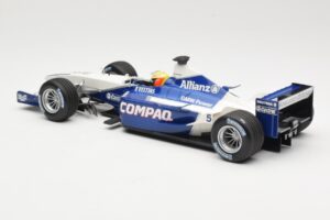 Williams FW23 BMW #5 R. Schumacher Practice San Marino GP 2001 Minichamps 1:18 80430146710 Метал — снимка 5 от 6