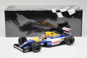 Williams FW14B Renault #5 N. Mansell Canon Williams Team F1 World Champion 1992 Minichamps 1:18 186920005 Метал — снимка 9 от 9