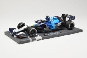 Williams Racing Mercedes FW43B #63 G. Russell Saudi Arabian GP 2021 Minichamps 1:18 117212263 Метал — снимка 2 от 6