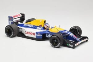 Williams Renault FW14B #5 N. Mansell F1 World Champion 1992 Minichamps 1:18 110920005 Метал — снимка 6 от 8