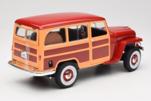 Willys Jeep Station Wagon Червен Road Signature 1:18 92858 Метал — снимка 3 от 8