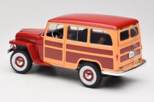 Willys Jeep Station Wagon Червен Road Signature 1:18 92858 Метал — снимка 7 от 8