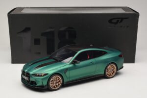 BMW M4 CS G82 Frozen Isle of Man Green GT Spirit 1:18 GT994 Смола — снимка 6 от 6