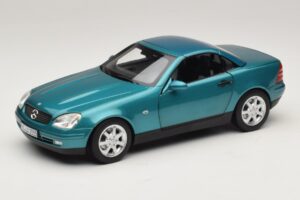 Mercedes SLK R170 Vivianite Green Norev 1:18 183021 Метал — снимка 3 от 10