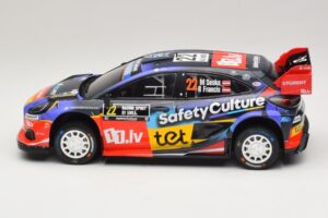 Ford Puma Rally1 #22 M. Sesks / R. Francis Rally Sweden 2025 IXO 1:18 18RMC240 Метал — снимка 3 от 6