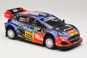 Ford Puma Rally1 #22 M. Sesks / R. Francis Rally Sweden 2025 IXO 1:18 18RMC240 Метал — снимка 4 от 6
