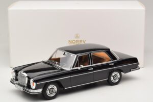 Mercedes 280 SE W108 Черен Norev 1:18 183360 Метал — снимка 8 от 8