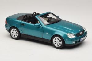 Mercedes SLK R170 Vivianite Green Norev 1:18 183021 Метал — снимка 8 от 10
